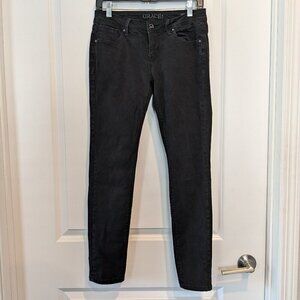 Grace in LA Jeans Women's Size 28 Black Denim Low-Rise Skinny Jeans Stretch